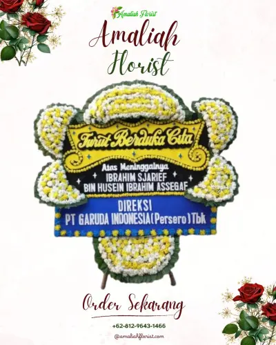 Papan Bunga Duka di Petirejo